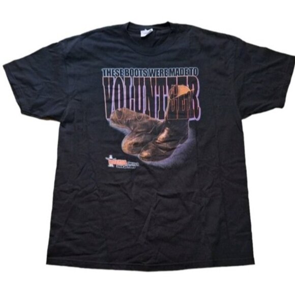 Vintage T-shirt Houston Livestock Show And Rodeo Volunteer Men's Size Large - Picture 1 of 6